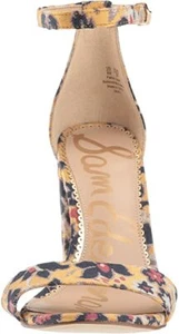 Sam Edelman Womens Yaro Heeled Sandal Size 9.5 US, Tuscan Yellow/Multi - Picture 1 of 9