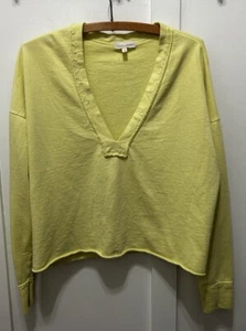 Buckle Gilded Intent Small V-neck Long Sleeve Whimsigoth Cropped Sweatshirt - Picture 1 of 9