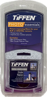Tiffen 67mm UV Protection & Circular Polarizing Filter 2 pc kit Model #67PTP - Image 1 of 4