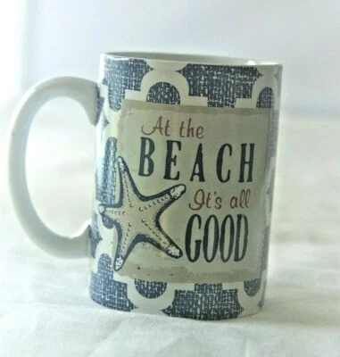 Taza de café de cerámica At The Beach Its All Good. Foto 1 de 4