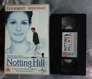 NOTTING HILL (VHS) BIG BOX - Julia Roberts + Hugh Grant + Rhys Ifans +Bonneville - Picture 1 of 2