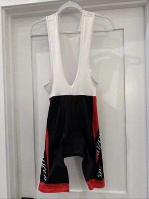 Culotte con tirantes de ciclismo Specialized para hombre rojo negro talla mediana Foto 1 de 4