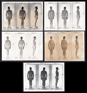 THICK HOT BLONDE ~ 1944 NAVY POSTURE 5 PHOTO LOT NEAR NUDE JOCK SAILOR MAN gay - Picture 1 of 12