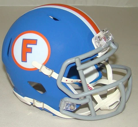 Florida Gators Matte Blue Throwback Limited Edition SPEED Mini Football Helmet Cover