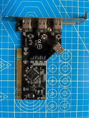 SYBA 4 port Firewire PCI card NEC Chipset SD-NEC-4F - Image 1 of 2