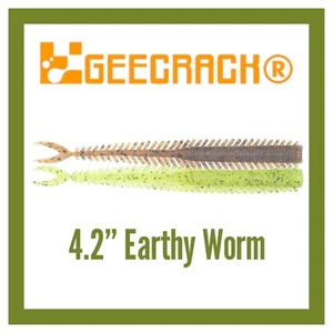 Geecrack erdiger Wurm 4,2" Finesse Neko Köder - Farbe wählen - Bild 1 von 8