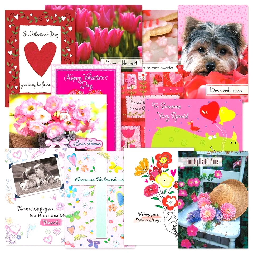 TARJETAS DE SAN VALENTÍN FE CRISTIANA * TÚ ELIGES * HECHAS EN ESTADOS UNIDOS * ¡ENVIADAS RÁPIDO! Foto 1 de 1