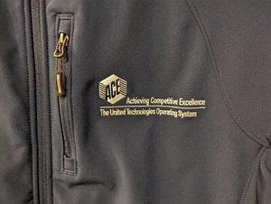 United Technologies ACE Mens Softshell Jacket Blue Medium - Picture 1 of 6
