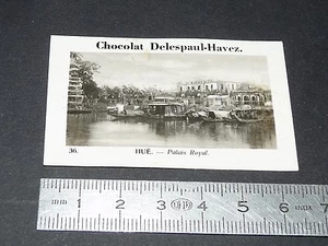 PHOTO CHOCOLAT DELESPAUL-HAVEZ 1950 COLONIE INDOCHINE ANNAM HUE PALAIS ROYAL - Imagen 1 de 2