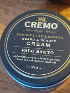 Cremo Beard and Scruff Cream - 4 oz Reserve Collection Palo Santo - Picture 1 of 3