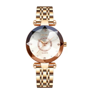 SENO Waterproof Wristwatch Watch Ocean's Heart Stainless Steel Quartz Shine - Imagen 1 de 3