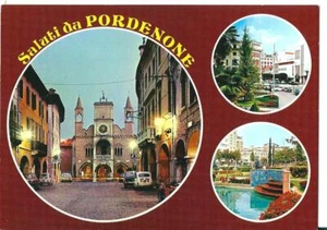 pn 08 years 80 PORDENONE Greetings from... - Three views - not VG - Picture 1 of 1