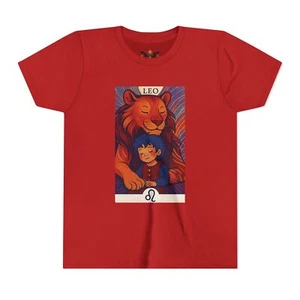 Leo Kids Tee, Zodiac Astrology Shirt, Leo Child Tee, Leo Birthday Gift, Cute - Picture 1 of 13