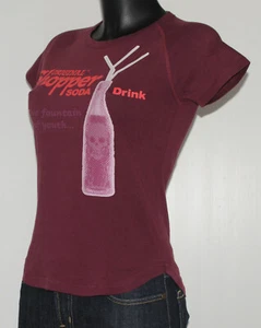 Bordeaux T-shirt ORIGINAL SHOPPER tunic shape Size M Very good condition - Picture 1 of 2