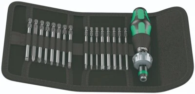 Wera Kraftform Kompakt 60 RA Ratcheting Screwdriver Set SAE 05051041001 - Image 1 of 4