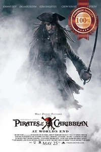 PIRATES OF THE CARIBBEAN 3 AT WORLD'S END 2007 MOVIE PRINT PREMIUM POSTER - Imagen 1 de 6