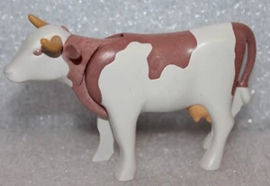 Playmobil Animals " Cow 1 " Farm Zoo Western - Picture 1 of 2