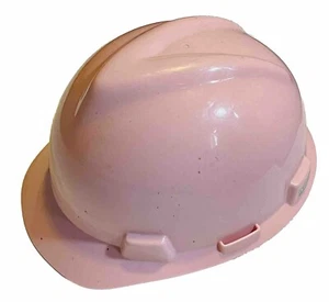 MSA V-Gard 1986 de colección rosa mediano sombrero duro - Imagen 1 de 7