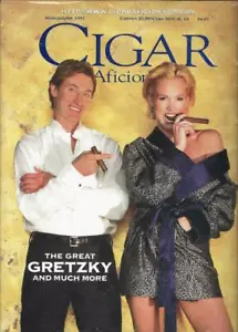 Cigar Aficionado Magazine March April 1997 Wayne Gretzky Janet Jones Sealed - Picture 1 of 2