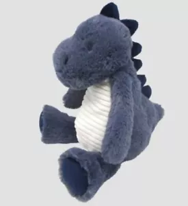 NWT Carters Just One You Blue White Ribbed Dinosaur Dino Plush Baby Toy 68022 - Bild 1 von 8
