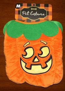 Woof JACK-O-LANTERN Pumpkin Pet Dog Costume Medium M 14-16"L x 21"G New!! - Picture 1 of 5