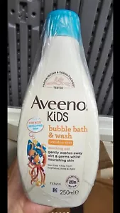 Aveeno Baby KIDS Bubble Bath & Wash 250ml | Enriched with Soothing Oat Extract - Picture 1 of 4
