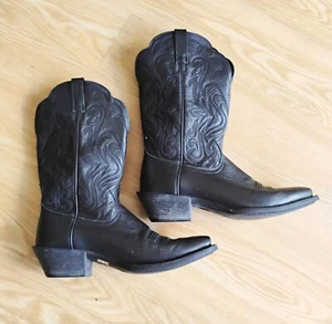 Stivali Ariat donna 10007596 Legend Western in pelle nera taglia 9 B - Foto 1 di 12