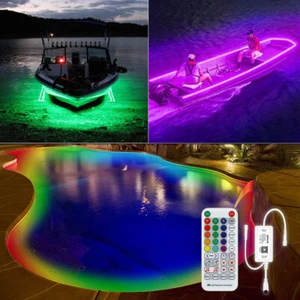 Luz LED RGB RGB fuera del coche/barco 12 V sin adaptador - Imagen 1 de 18
