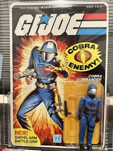 1983 G.I. JOE COBRA COMMANDER 20B SERIES 2 AFA 85 (85 85 90) ICONIC PIECE - Picture 1 of 17