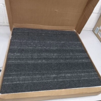 Mohawk Home 24" x 24" Indoor/Outdoor Carpet Tiles Peel & Stick 14 Pack-Black Ice - Image 1 of 4