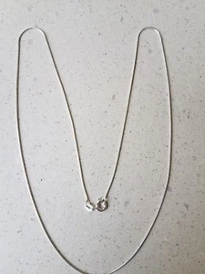 cadena serpiente plata esterlina - Imagen 1 de 3