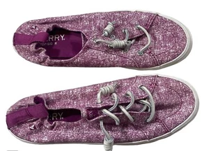 Sperry Top Siders Mocasines Mujer Talla 9M Zapatos Barco Púrpura Tenis M4Y - Imagen 1 de 5