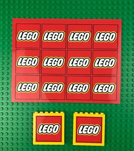 Custom Lego Logo Stickers For Part 59350 1x6x5 Panel Piece Set 3221 FREE UK Post