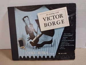 VICTOR BORGE An Evening With VB 4x10" 78 RPM ALBUM Columbia C-161 E-/VG+ - Picture 1 of 4
