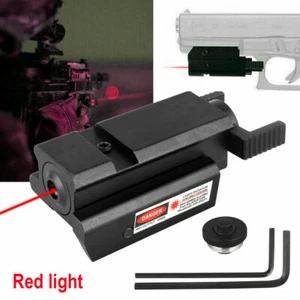 Tactical Red Dot Laser Sight Low Profile For 20mm Picatinny Rail Rifle Handgun - Picture 1 of 12