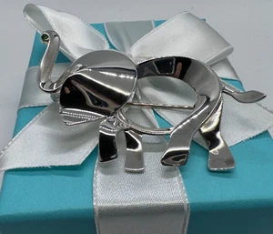 NEW Tiffany & Co. Save the Wild Elephant Brooch XL with Tsavorite St. Silver 925 - Picture 1 of 13