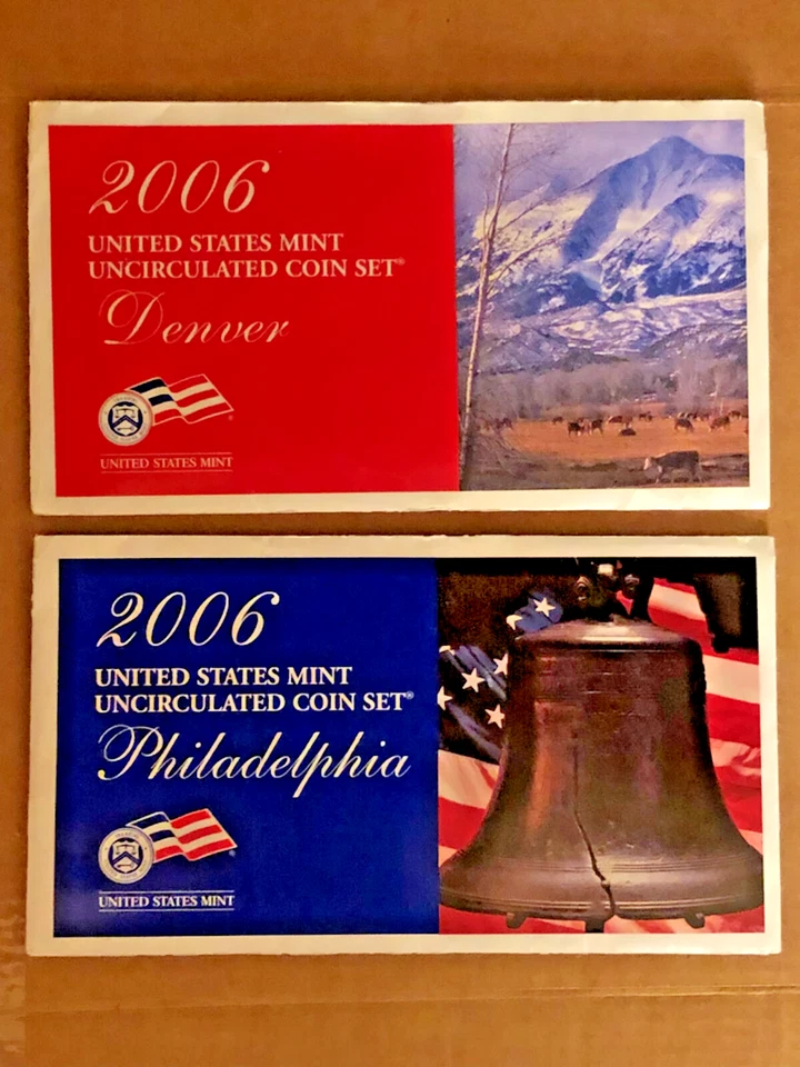 2006 Philadelphia & Denver United States Mint Uncirculated Coin Sets -Proof Sets - Image 1 of 4