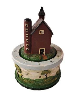 Barndominium Barn School Country Kitchen Cooking 60-minute Baking Timer  4” Tall - Image 1 of 4