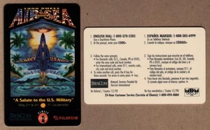 1998 Shell Air & Sea Show US Navy Coca-Cola Coke, FujiFilm SPECIMEN Phone Card - Picture 1 of 1