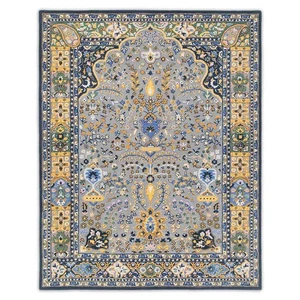 100% Handmade Tufted Traditional Adeline Style Woolen Area Rugs Carpet All Size - Picture 1 of 11