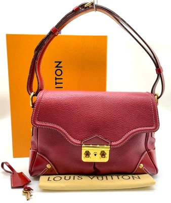 Louis Vuitton Ressential  Suhali Leather M95846 Red Shoulder Bag W/B/D i020051 - Image 1 of 4
