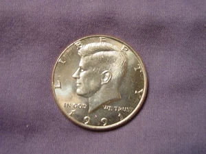 1991 D Kennedy Half Dollar from a BU Bank Roll. Nice Coin! Free S&H - Picture 1 of 3