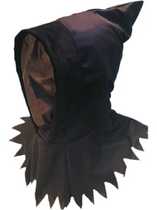 Smiffys Ghoul Hood & Mask, Black - Picture 1 of 1