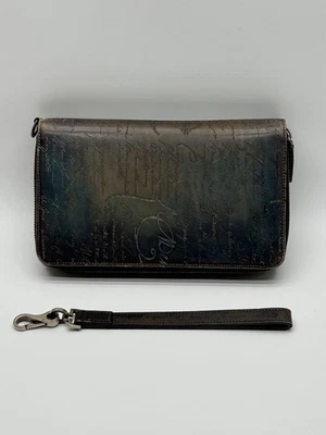 Berluti клатч каллиграфии патина кожи унисекс б/у - Изображение 1 из 4