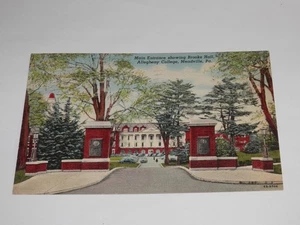 MEADVILLE PA - POSTKARTE 1946 - HAUPTEINGANG - BROOKS HALL - ALLEGHENY COLLEGE - Bild 1 von 2