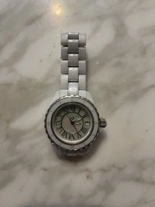 SWISS LEGEND KARAMICA CERAMIC SAPPHIRE CRYSTAL MOP DIAL WATCH~ LIGHT BEIGE - Picture 1 of 6