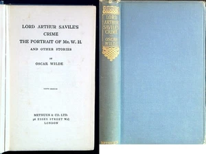 LORD ARTHUR SAVILE'S CRIME WILDE OSCAR METHUEN &amp; CO 1913 METHUEN MODERN FICT - Picture 1 of 1