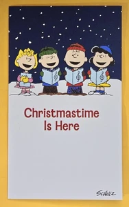 Peanuts Snoopy Money Gift Christmas Card (+ Envelope) - Picture 1 of 4