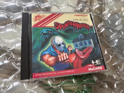 Splatterhouse PC Engine NEC Turbografx Japan Japanese Complete in Box Reg Card - Imagen 1 de 4