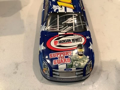 GREG BIFFLE AUTOGRAFADO 2006 FORD FUSION JACKSON HEWITT NG FUNDIDO E CARTÃO - Imagem 1 de 4